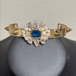 Slip On Chain Spikes and Gems FASHION Bracelet​​​​​​​​​​